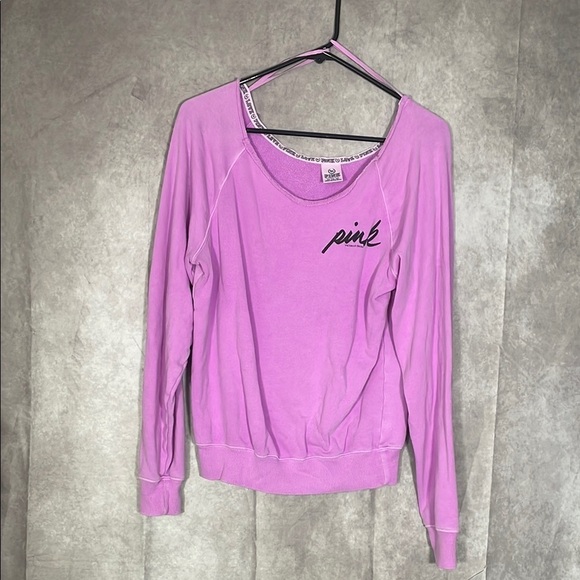 PINK Victoria's Secret Sweaters - PINK Victoria’s Secret 2012 Purple Slouchy Crew Sweater | Size XS